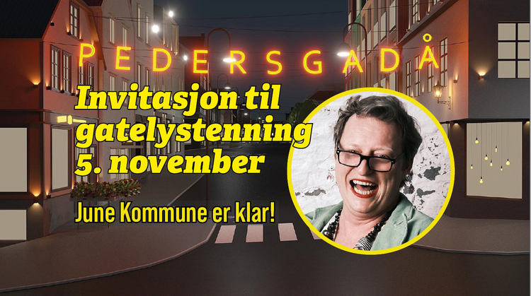 June Kommune tenner Pedersgadå-skiltet